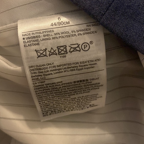 COPY - Banana Republic blue blazer - size 6 - Picture 5 of 5